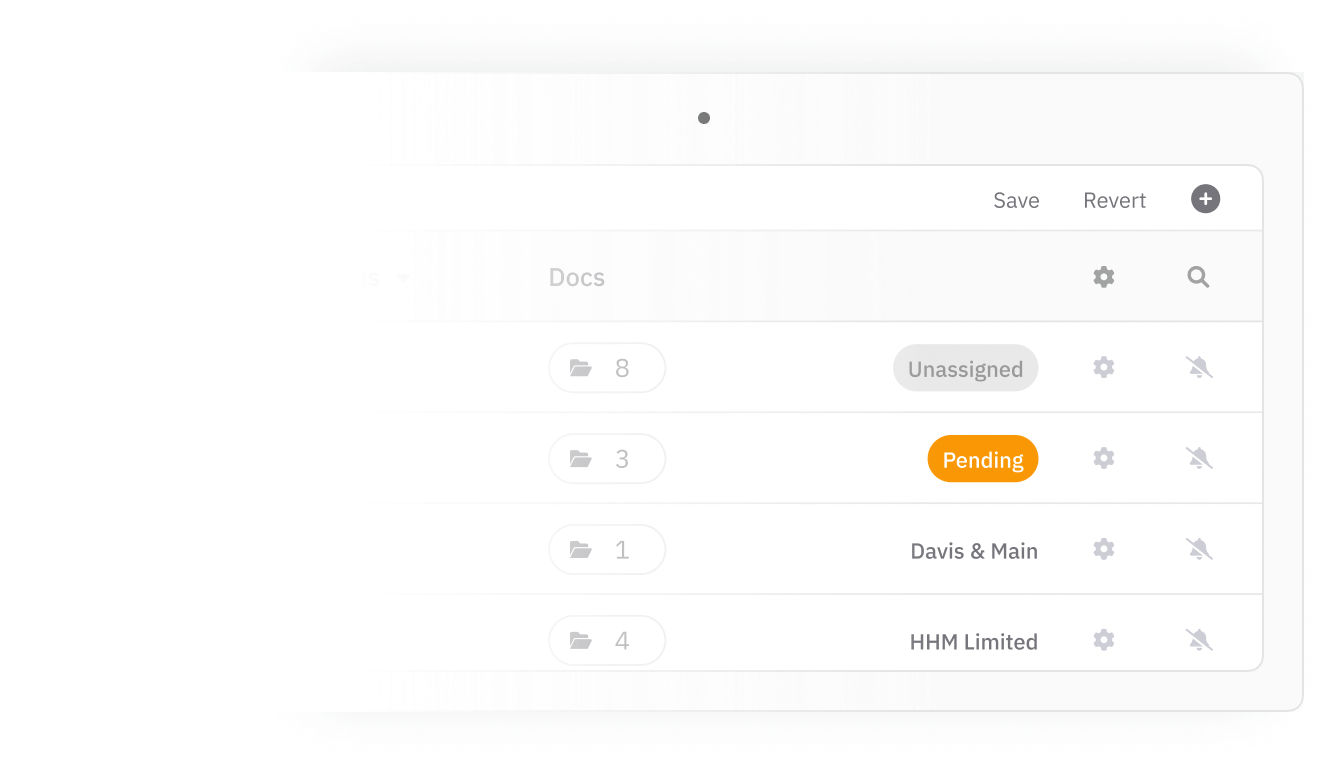 List of assets that the user can upload