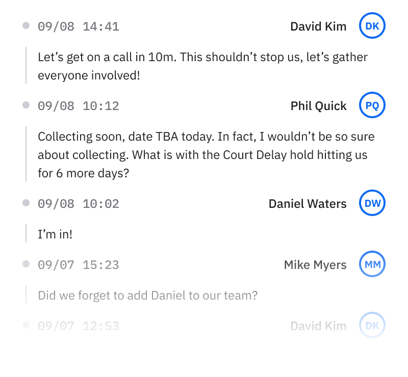 Comments on a specific task